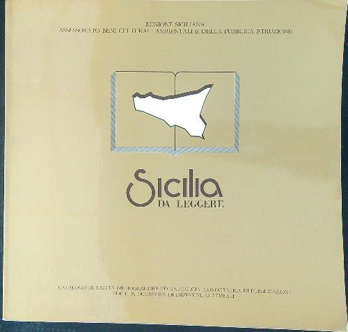 Sicilia da leggere - copertina