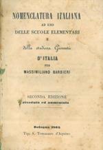 Nomenclatura italiana ad uso delle scuole elementari e della studiosa gioventù d'Italia