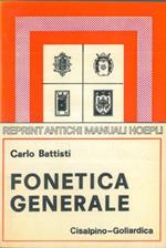 Fonetica generale (rist. anast. 1938)