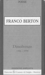 Dissolvenze. Poesie. 1956. 1999