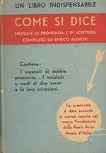 Come si dice. Manuale di pronunzia e di scrittura