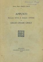 Appunti sulla vita e sulle opere di Giulio Cesare Croce