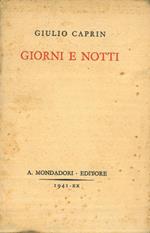 Giorni e notti. (Pagine di taccuino)