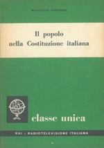 Il popolo della Costituzione italiana