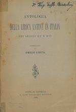 Antologia della lirica latina in Italia nei secoli XV e XVI