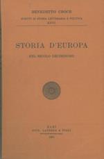 Storia d'Europa nel secolo decimonono