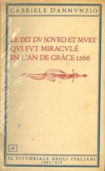 Le dit du sourd et muet qui fut miraculé en l'an de grace 1266