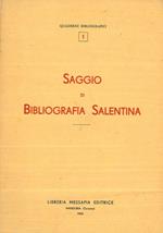 Saggio di Bibliografia salentina