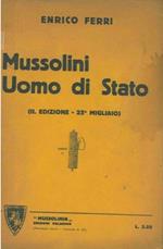 Mussolini uomo di stato
