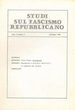 Studi sul fascismo repubblicano. Quadrimestrale