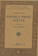 Poesie e prose scelte