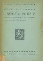 Prose e poesie