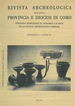 Rivista Archeologica dell'Antica Provincia e Diocesi di Como. Notiziario n. 1. Giugno '87