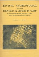 Rivista Archeologica dell'Antica Provincia e Diocesi di Como. Notiziario n. 11. Gennaio '94