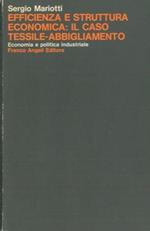 Efficienza e struttura economica: il caso tessile-abbigliamento. Prefazione di Franco Momigliano