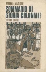 Sommario di storia coloniale