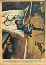 Un souvenir delle Olimpiadi. Il cadetto della marina statunitense, William Wagnon Oyr, in visita a Roma, si era arrampicato su uno dei tanti pennoni che svettano con le bandiere olimpiche, intenzionato a prendere un vessillo come ricordo..