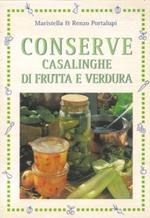 Conserve casalinghe di frutta e verdura