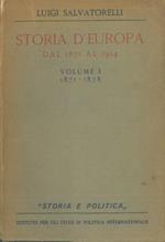 Storia d'Europa dal 1871 al 1914. Volume I. 1871-1878