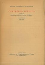 Carteggio inedito. A cura di Raffaele Ciampini e Petre Ciureanu. Primo volume (1825-1834)