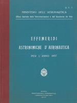 Effemeridi astronomiche d'aeronautica per l'anno 1937