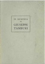 In memoria di Giuseppe Tamburi