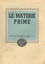 Le materie prime