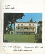 Villa Le Colonne. Asta dell'arredamento. Morazzone (Varese) 4. 5 ottobre 1968