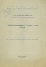 L' istituto Marchigiano di Scienze, Lettere ed Arti