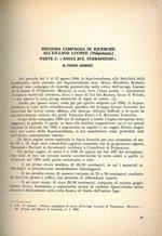 Seconda campagna di ricerche all'ex-Lago Lucone (Polpenazze). Parte I. Saggi sul terrapieno. Parte II. Saggio al Rio Vecchio