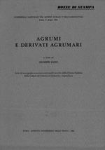 Conferenza Nazionale del Mondo Rurale e dell'Agricoltura. Roma, 8 giugno 1961. Agrumi e derivati agrumari