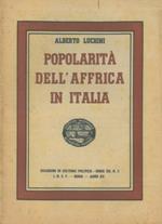 Popolarità dell' Affrica in Italia