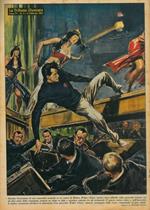Durante l'esecuzione di una commedia musicale in un teatro di Milano, Walter Chiari, mentre stava sfilando sulla passerella insieme con gli altri attori della compagnia, metteva un piede in fallo e scivolava cadendo fra gli orchestrali