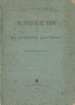 Gli apparecchi del Marconi e le esperienze alla Spezia