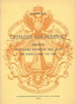Catalogo dei periodici pervenuti all'Accademia Roveretana degli Agiati per scambi e doni : 1765 - 1980