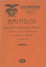 Brindisi letto dal prof. Giuseppe Mazzoni nel banchetto di chiusura dell'anno sociale ad Arma di Taggia 11 dicembre 1927