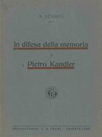 In difesa della memoria di Pietro Kandler