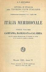 Italia meridionale. Terzo volume. Campania, Basilicata e Calabria