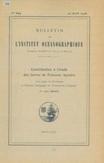 Contribution à l'étude des larves de Poissons Apodes (Les types de Stromman à l'Institut zoologique de l'Université d'Uppsal)