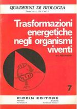 Trasformazioni energetiche negli organismi viventi