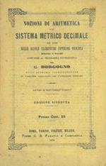 Nozioni di aritmetica e di sistema metrico decimale