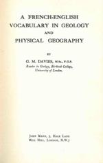 A french-english vocabulary in geology and physical geography