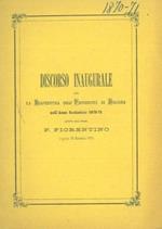 Discorso inaugurale per la riapertura dell'Università di Bologna nell'Anno Scolastico 1870-71