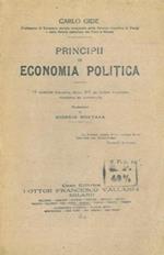 Principii di economia politica. Traduzione di Giorgio Mortara