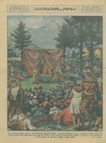 La domenica all'aria aperta. Alla escursione organizzata dalla Gazzetta del Popolo hanno partecipato tremila gitanti che si sono raccolti nelle ridenti pinete del piano del Frais, a 1500 metri, in Valle di Susa