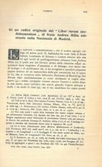 Di un codice originale del Liber rerum mediolanensium di frate Andrea Billia esistente nella Nazionale di Madrid