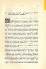 L' Anthologia latina e gli epigrammi del Filelfo per pitture milanesi