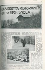 Estratto rivista con copertina. La vedetta ristorante della Sighignola