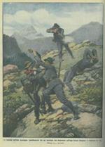 Copertina La Domenica del Corriere. Guardiacaccia uccisi da bracconieri nell'Alpe Setsch (Grigioni)
