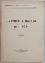 L' economia italiana nel 1929